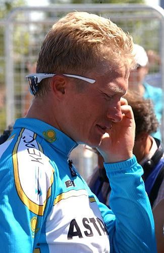 Alexandre Vinokourov (Astana) before the start