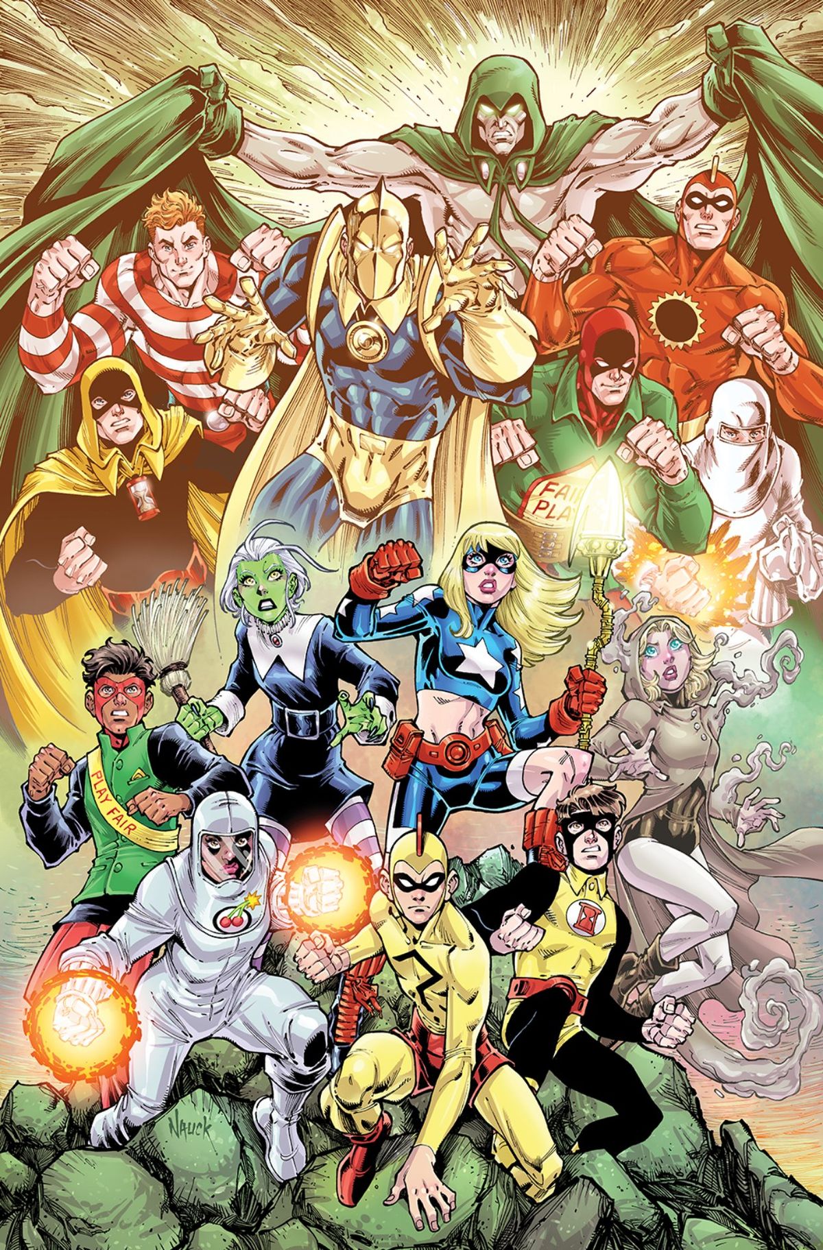 The New Golden Age #1 cover by Todd Nauck