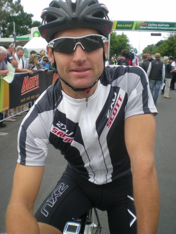 Luke Roberts was expecting to ride for Pegasus but he came with a neutral jersey hoping to get a start with another team soon.