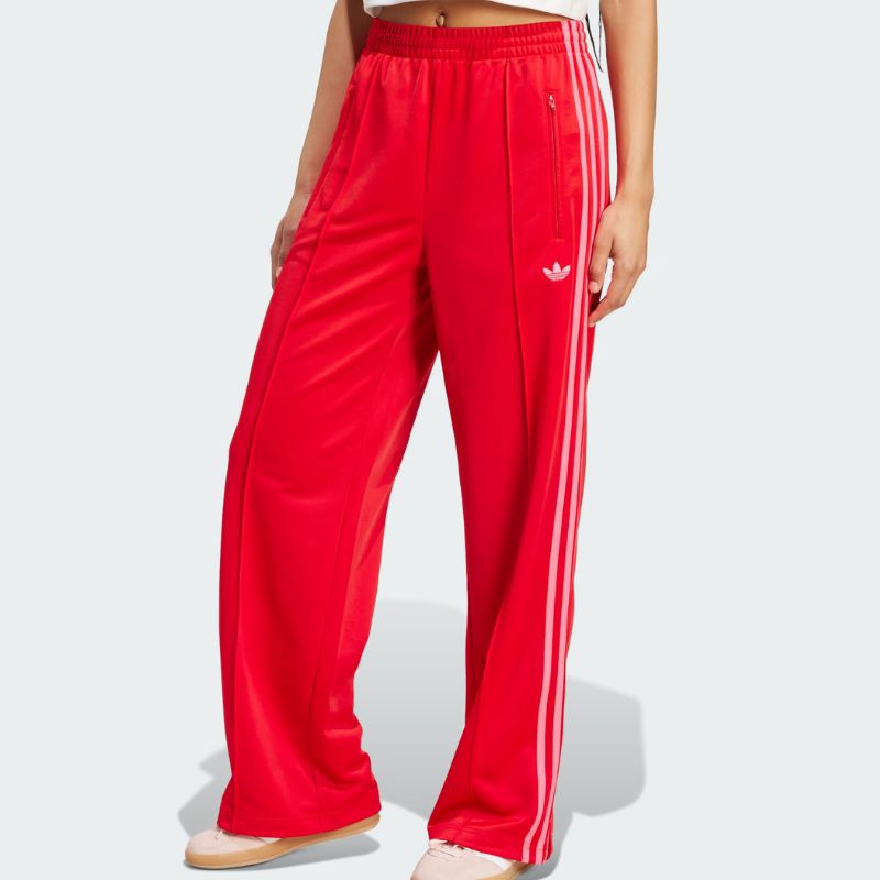 Adicolor Classic Firebird Loose Track Tracksuit Bottoms in red and pink by Adidas