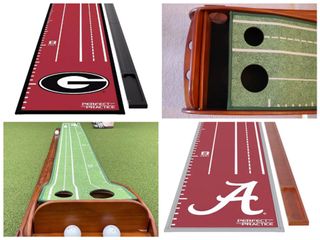 Photo montage of the perfect putting mat
