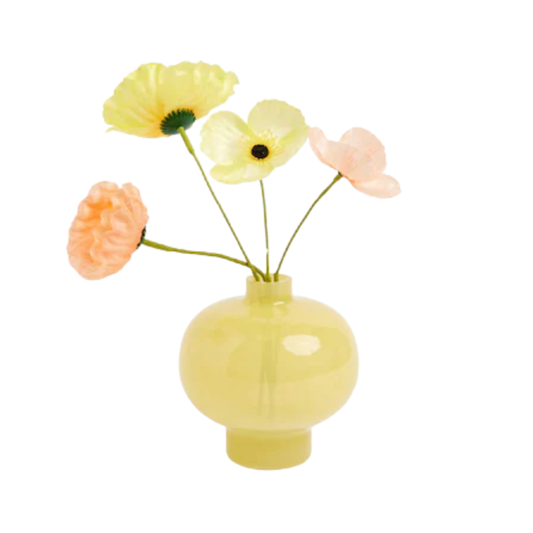 Yellow Artificial Spring Floral Arrangment