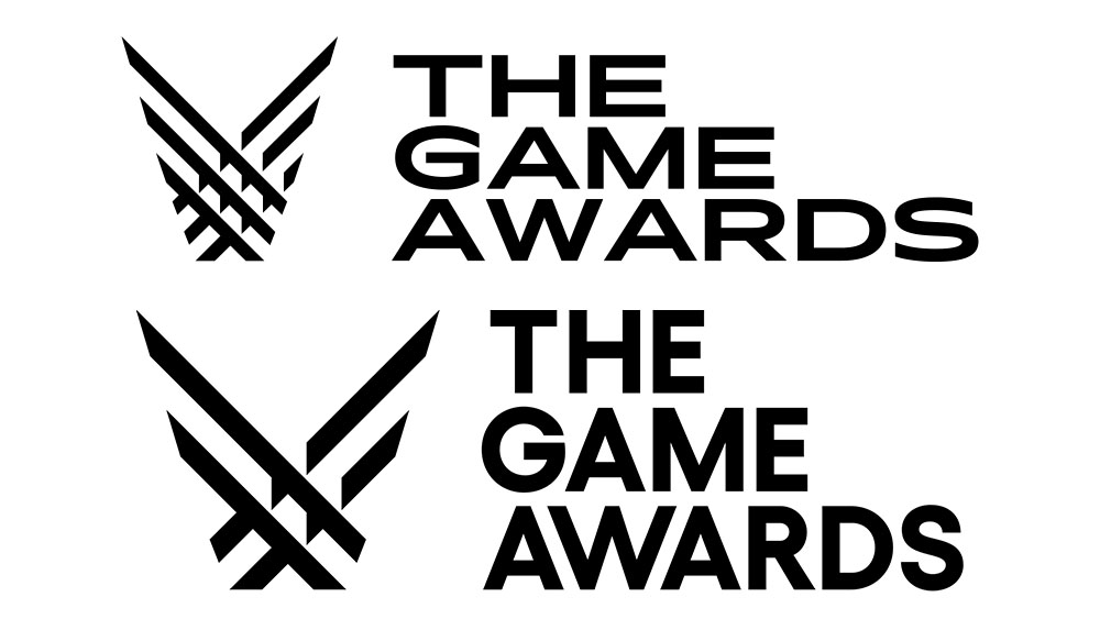 The old Game Awards logo and the more minimalist new logo, which has fewer lines