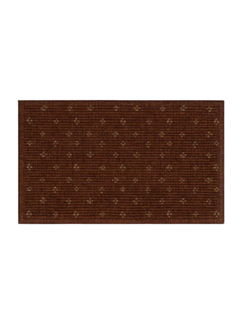 Dots Harvest Faux Coir Doormat Bronze 