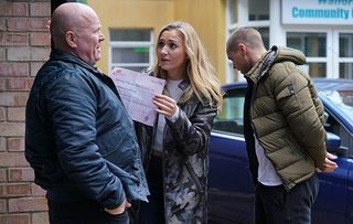 EastEnders Phil Mitchell Louise Mitchell and Keanu Taylor