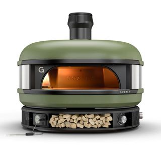 A Gozney Dome Pizza Oven in Olive Green