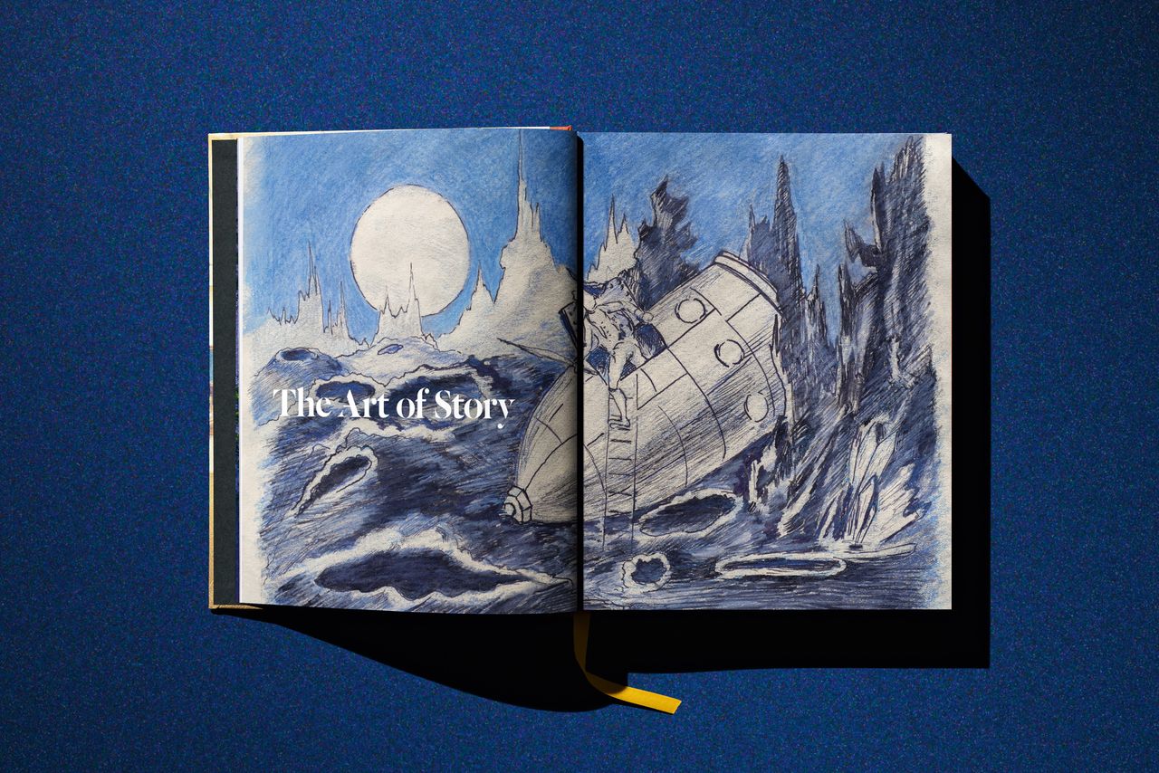 Spreads from Taschen's Lucas Museum of Narrative Art monograph