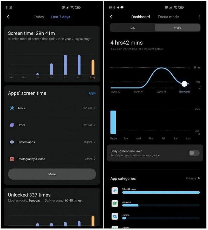 Leaked Miui 12 Settings