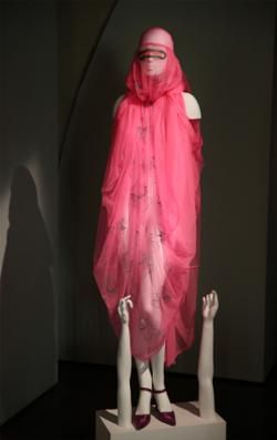 Jun Takahashi's 'Undercover' pink chiffon burka
