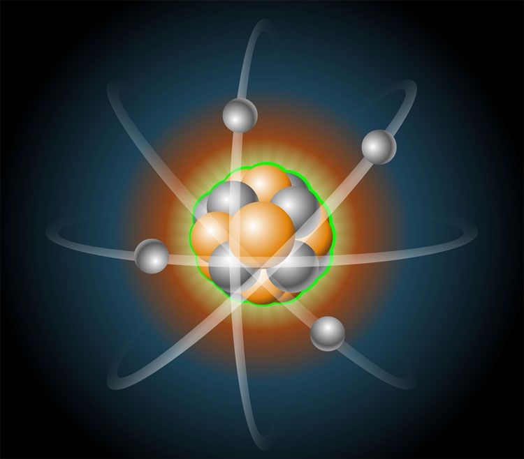 If you could shrink to the size of an atom, what would you see?