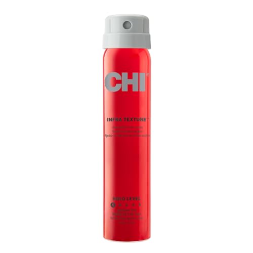 Chi Infra Texture Dual Hair Spray, for Shine, Movement 
Texture, Suitable for All Hair Types, Sulfate 
Paraben-Free, 2.6 Oz