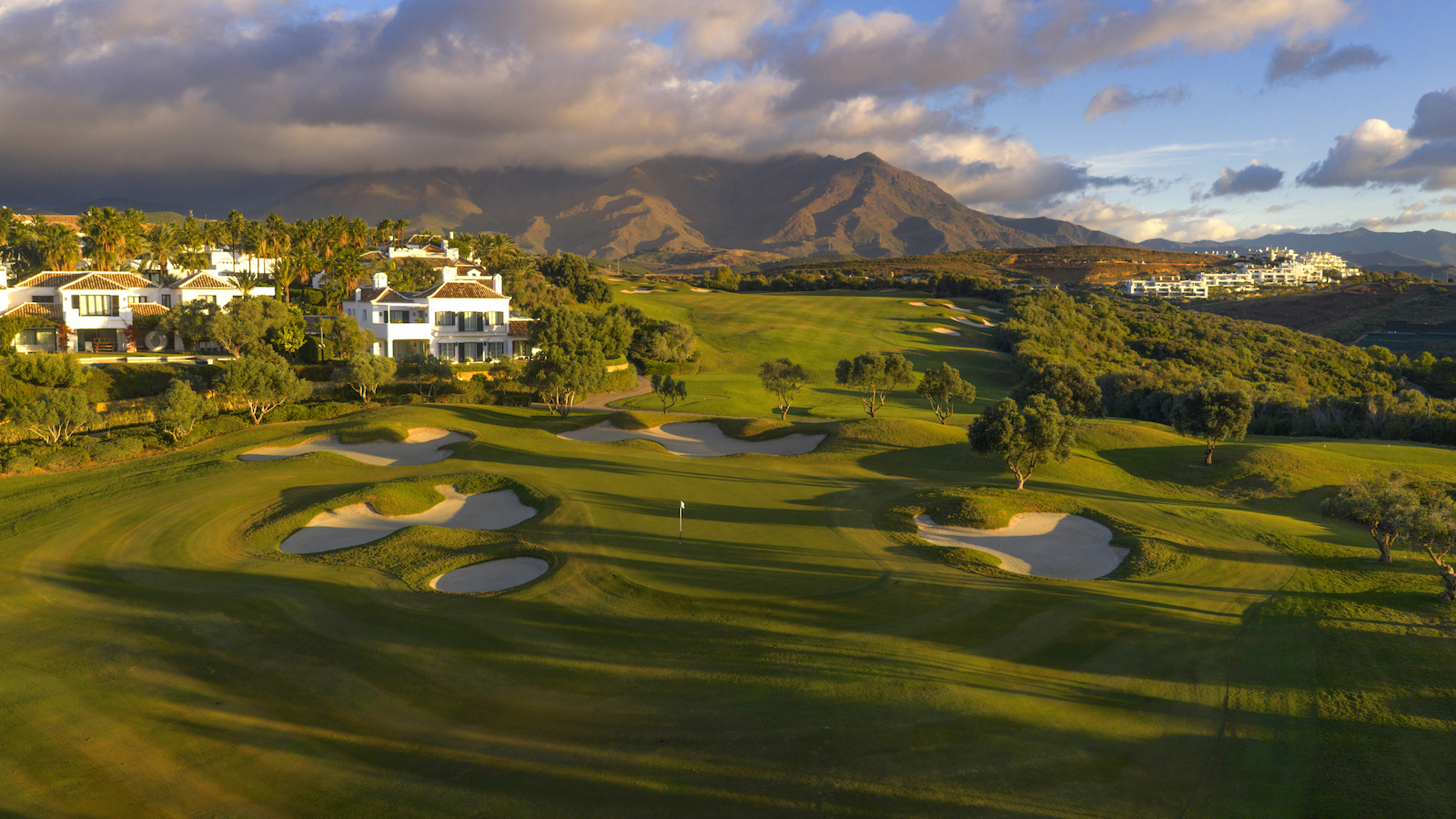 The 17th hole at Finca Cortesin