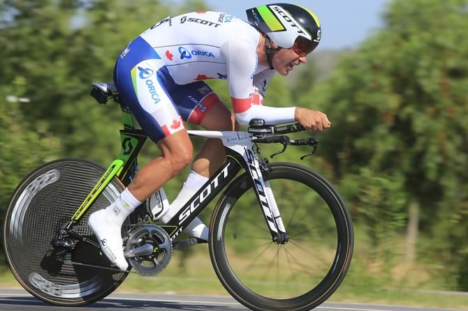 Svein Tuft (Orica GreenEdge) rode to the stage win in San Luis