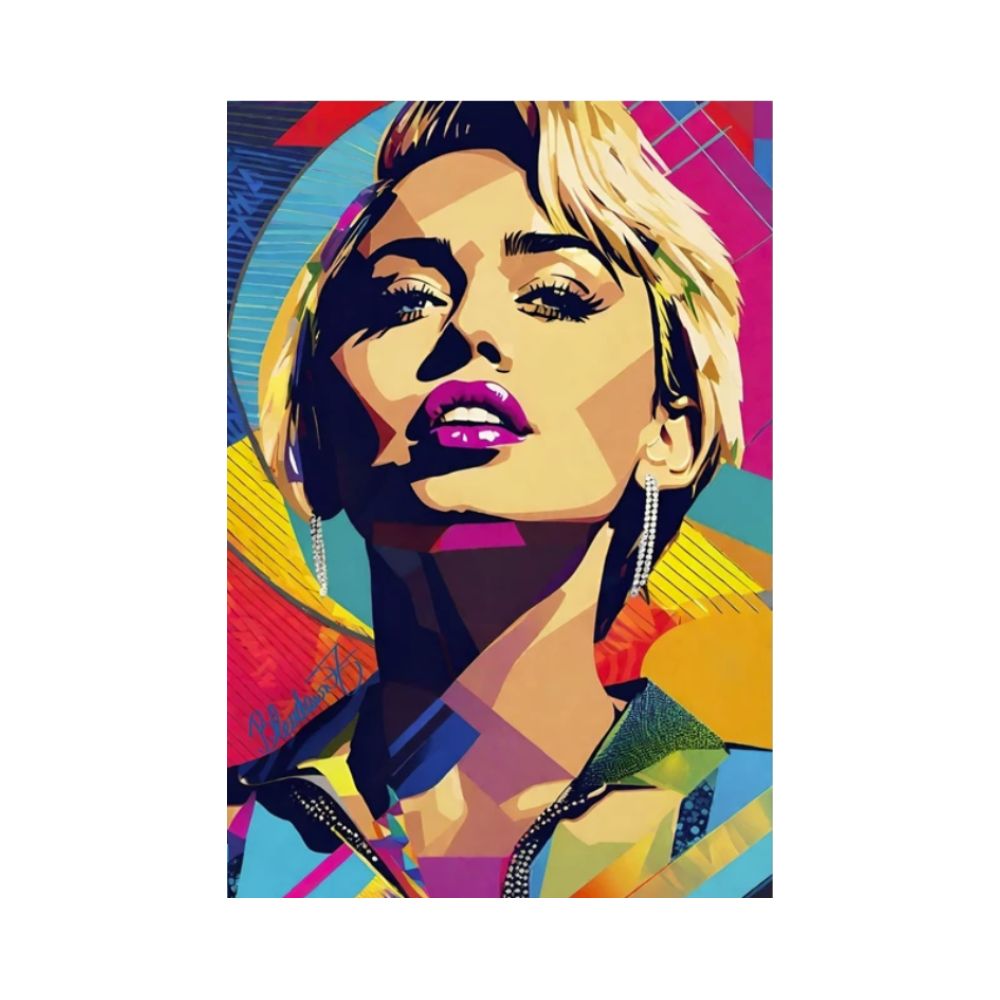 Miley Cyrus art print