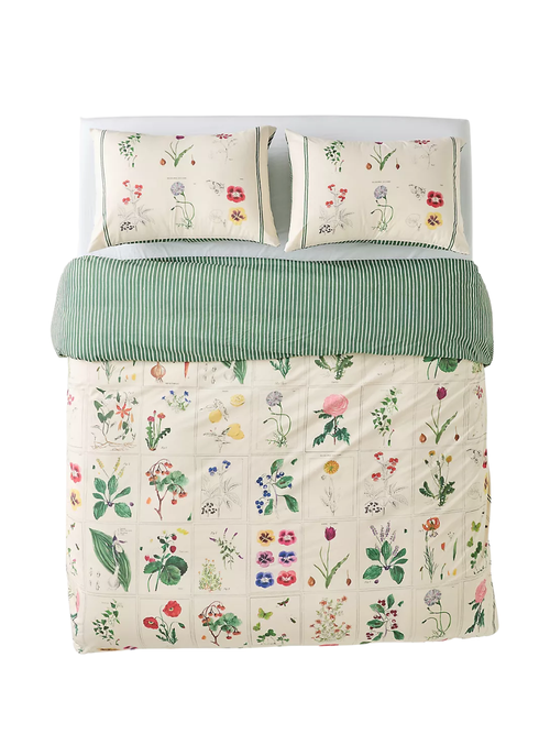Organic Cotton Printed Percale Duvet Collection