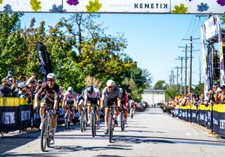 Life Time Grand Prix: Tobias Kongstad surges from nine-rider sprint to win elite men's gravel race at Big Sugar Classic
