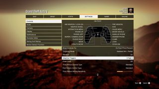 DualSense controller options in GTA V
