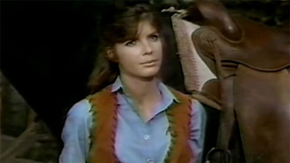 Still with girl and horse from The Big Valley episode 1965