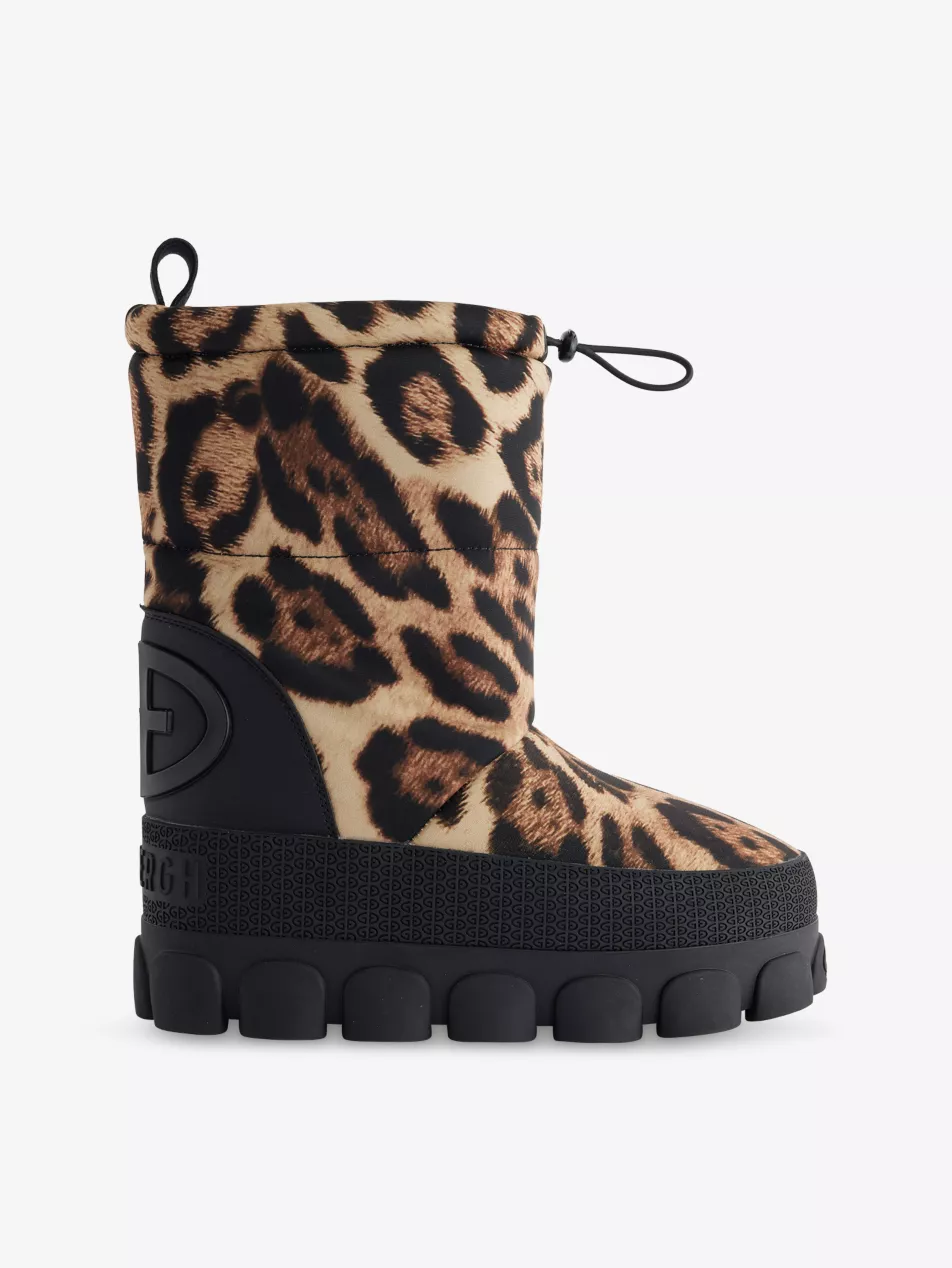 Snowy Woven Snow Boots - Eur 37-38/4-5 Uk Women