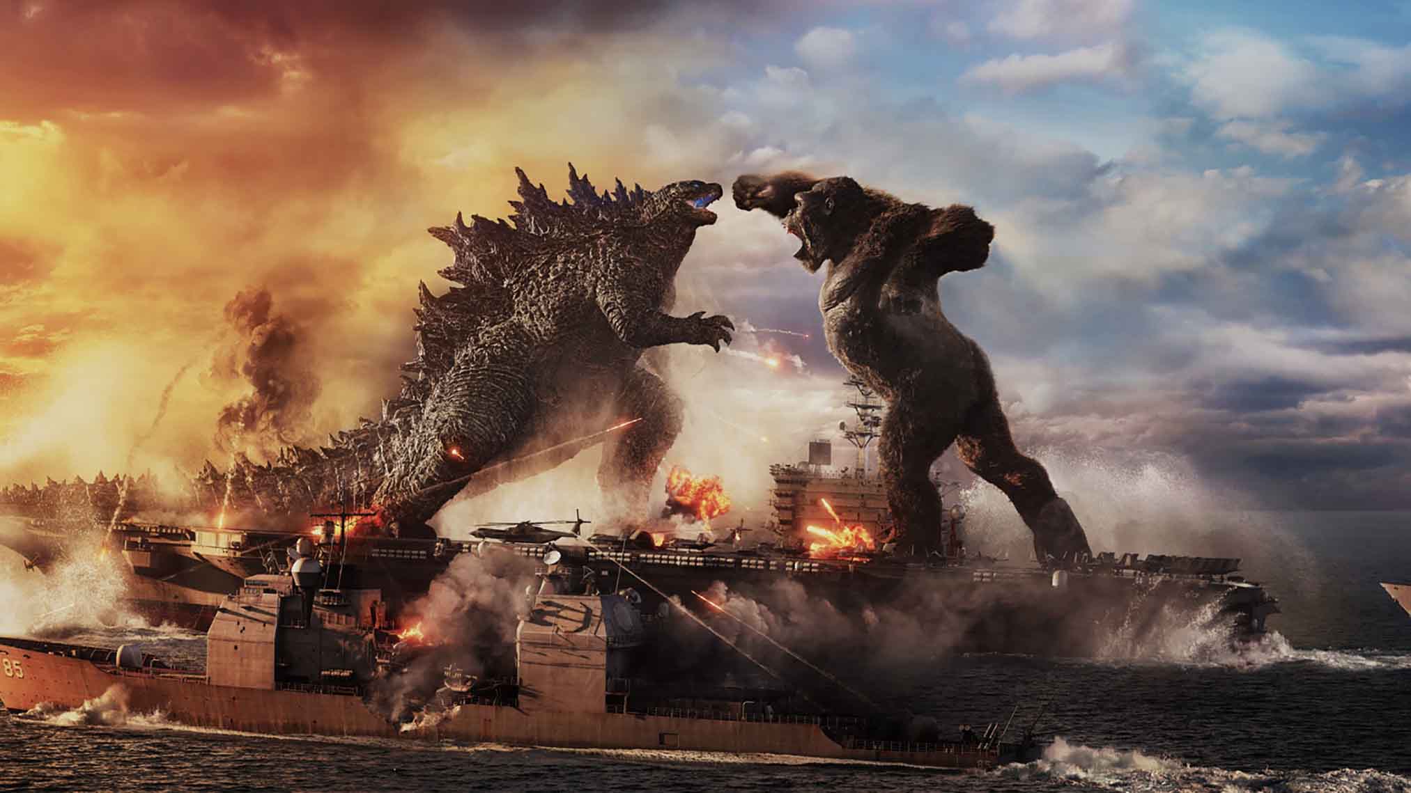 Watching King Kong punch Godzilla in the face is the best thing you'll see today