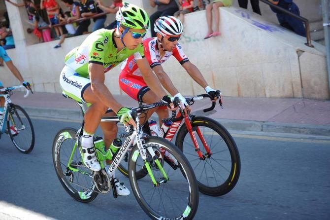 Peter Sagan (Cannondale) and Joaquim Rodr&iacute;guez (Katusha)