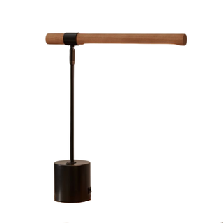 simple table lamp for desk with wooden LED light
