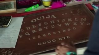 A shot of a Ouija board in Ouija