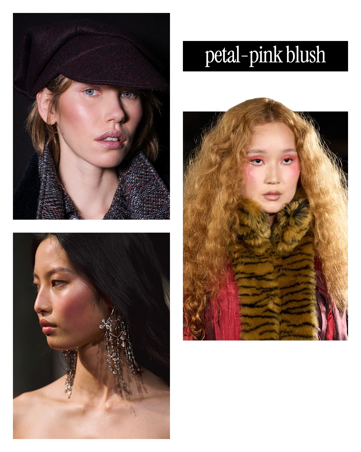 Petal pink blush collage