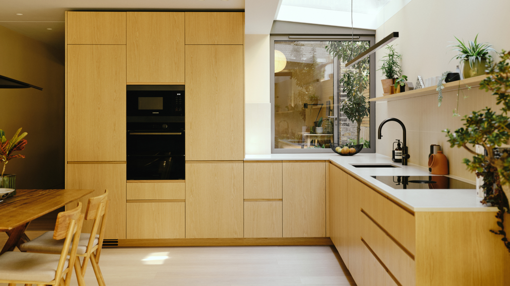 Image showcasing How to wrap kitchen cabinets - expert advice | Ideal Home