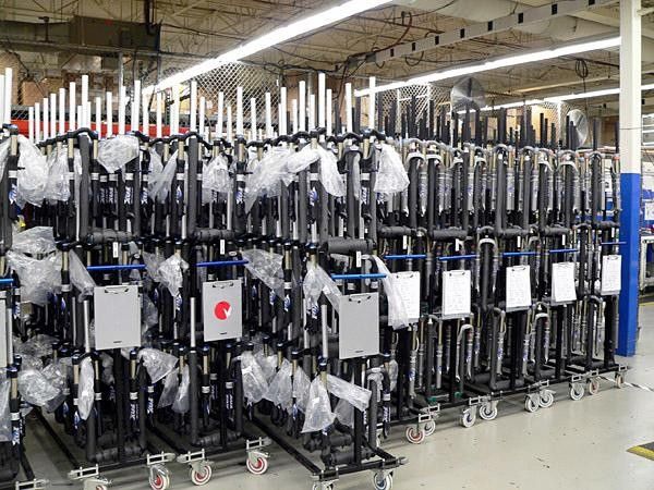 An army of forks await shipment