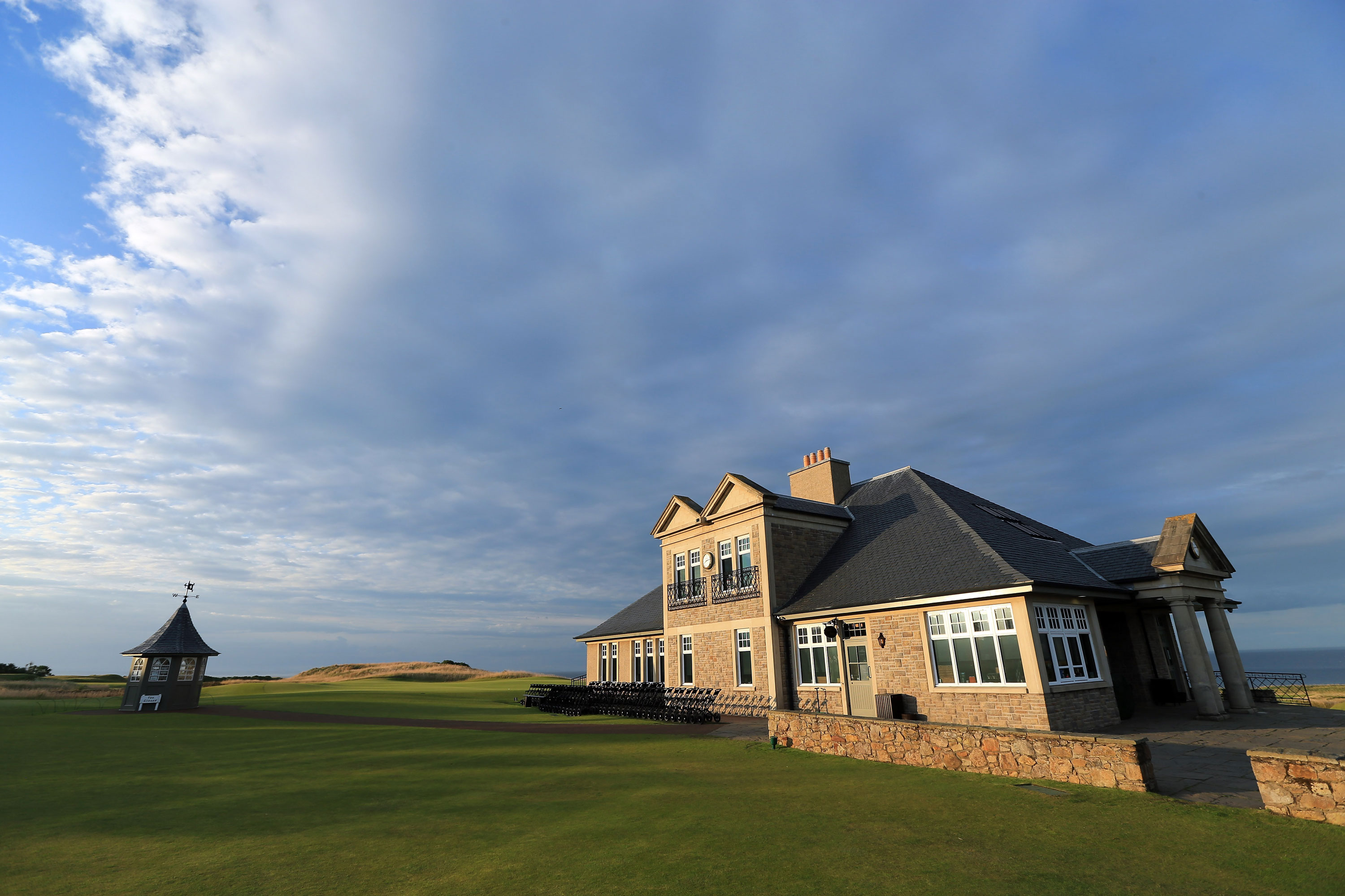 The cosy clubhouse at Kingsbarns