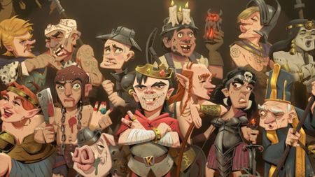 Key art for Happy Bastards.