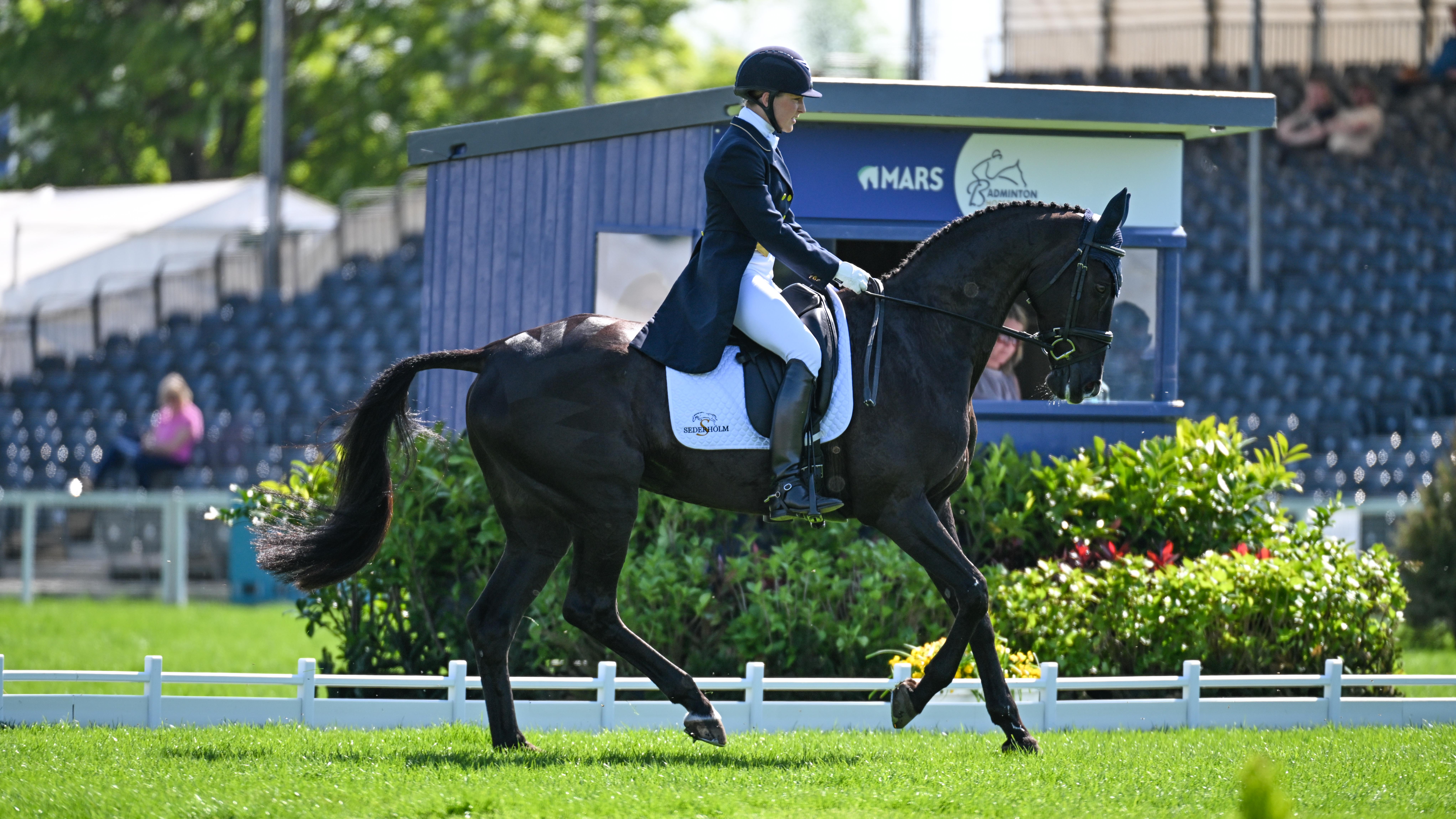 Badminton Horse Trials dressage &ndash; Tiana Coudray and Cancaras Girl