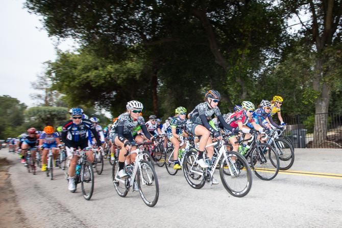 All the favorites at the front for the first climb