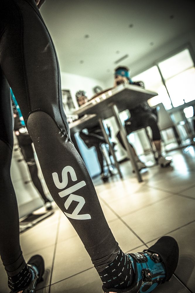 Riders were decked out in the new Castelli kit