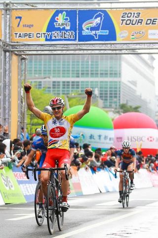 Perseverance pays off for Sulzberger at Tour de Taiwan