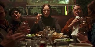 Suspiria Tilda Swinton Blanc at dinner table with other witches