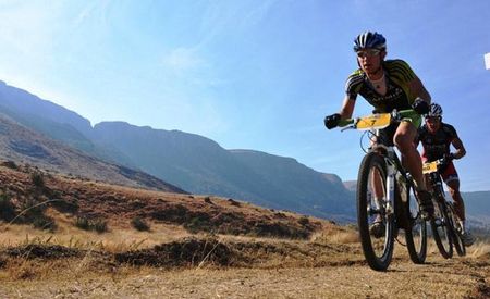 Last year's Attakwas Extreme winner Francois Theron in action