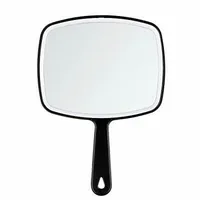 DUcare Hand Mirror Salon Barber Hairdressing Handheld Mirror with Handle Black | $10.40