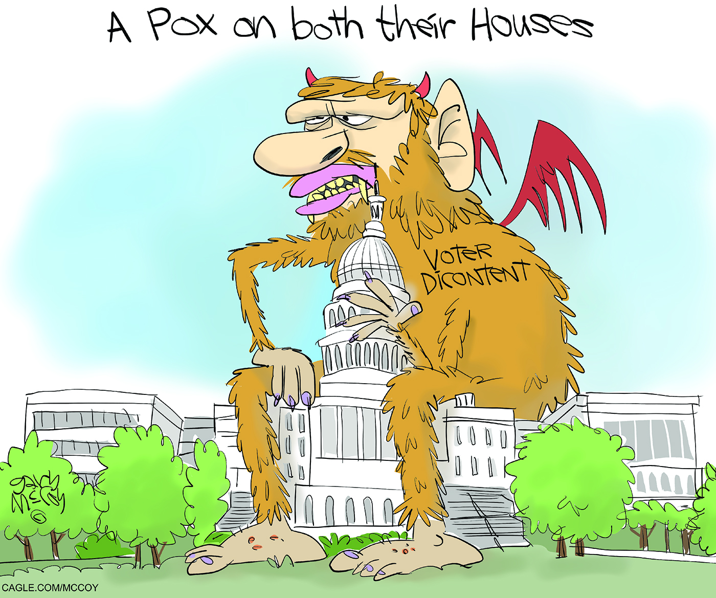 Political cartoon
