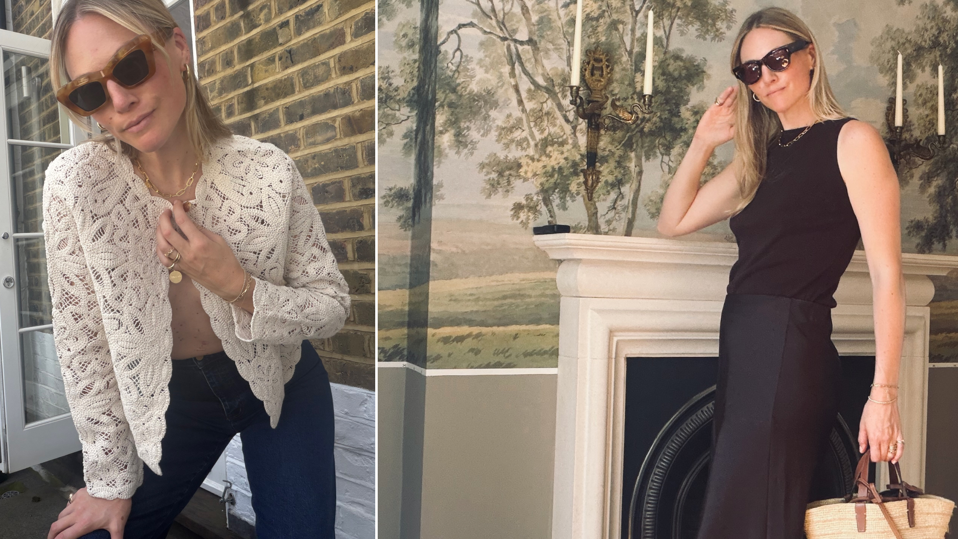 Brooke Ely Danielson wearing light knits
