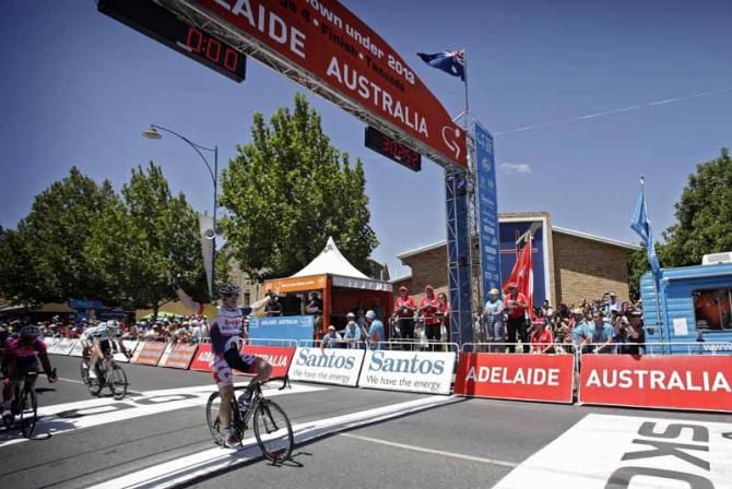 Andre Greipel (Lotto Belisol) wins stage 4 of the Santos Tour Down Under