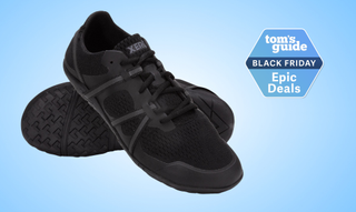 the Xero Shoes Speed Force II next to a Tom's Guide Black Friday Epic Deals logo