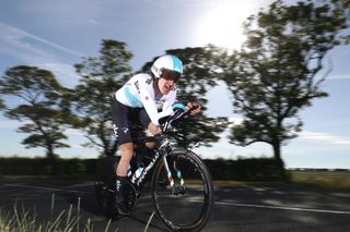 Geraint Thomas (Team Sky) at the British National Time Trial. Image: SWPix