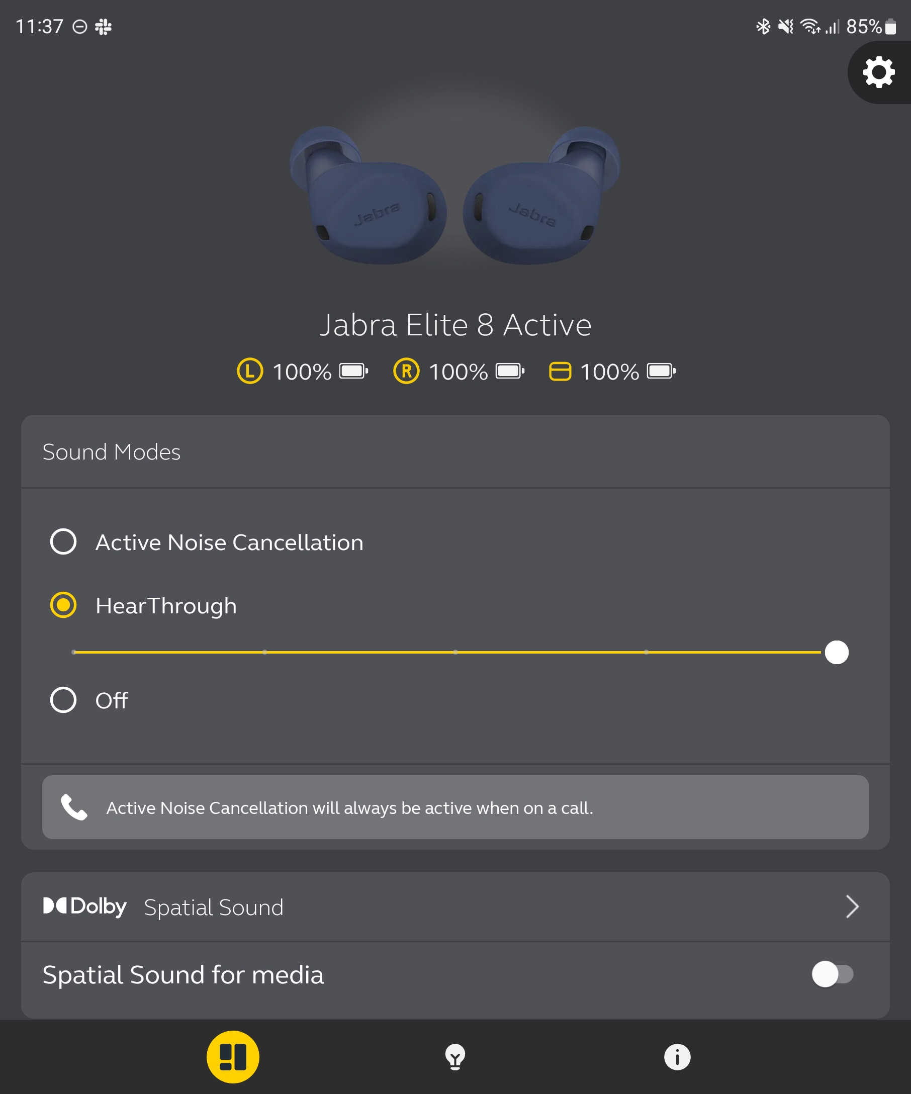 Jabra Sound+ app