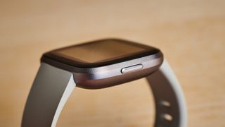 A single button gives the Versa 2 a more minimalist look