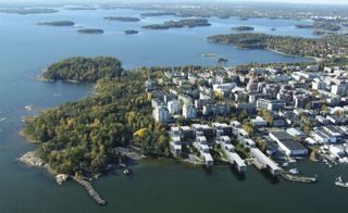 The Merenkulkijanranta housing project in Lauttasaari, Helinski, designed by the country's Architects NRT practice