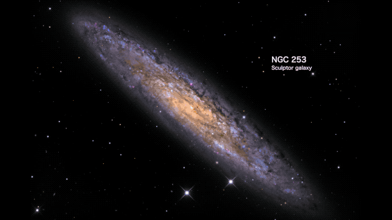 Detections of GRB 200415A by NASA's Fermi, Wind, Mars Odyssey and Swift missions provide bands of possible locations, and these bands overlap in the central region of the Sculptor galaxy.