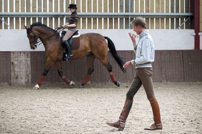 Matt Frost training a rider