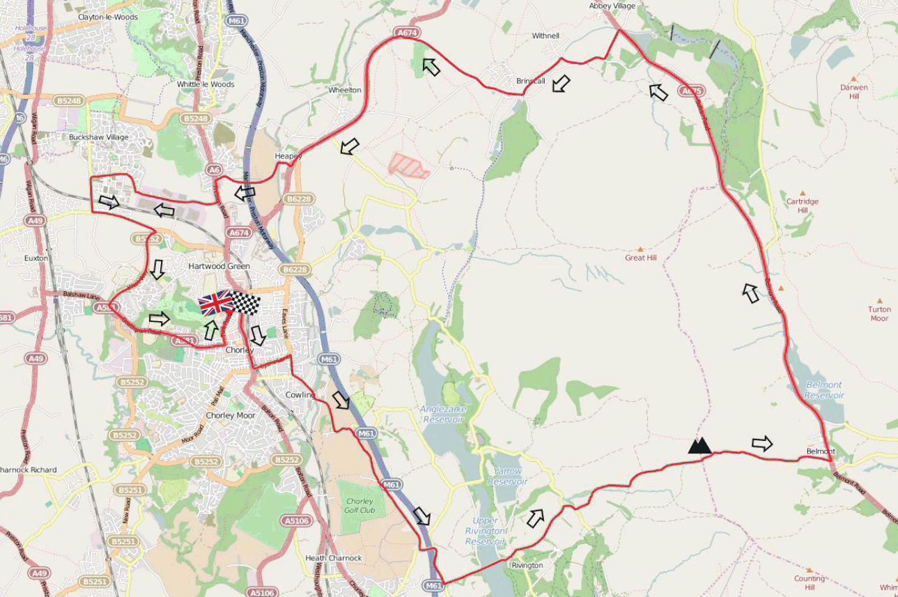 Chorley GP map